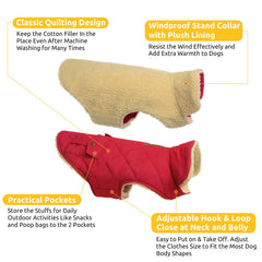 Queenmore warm coat back pocket detail for easy storage on walks.