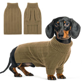 Queenmore XSmall Dog Sweater close-up shows soft knit for cozy winter warmth.