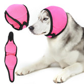 Quilax dog ear muffs rose cover keeps ears dry during baths