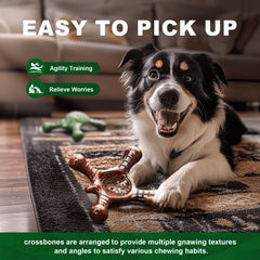 Quizvi indoor-safe chew toy splinter-free for safe indoor chewing.