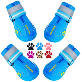 QUMY dog shoes help measure paws for the perfect, comfortable size.