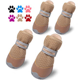 QUMY dog shoes with breathable mesh for small dogs