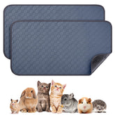 QUNAOAL guinea pig cage liner 48x24 pack laid flat with waterproof layer for mess control.