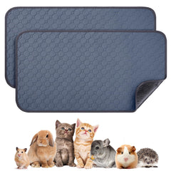 QUNAOAL guinea pig cage liner 48x24 pack laid flat with waterproof layer for mess control.