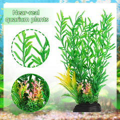 quozuo aquarium plants soft leaves safe for fish hiding and playful exploration