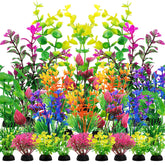 QUOZUO artificial plants collection decor adds vibrant color to your aquarium