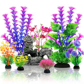 QUOZUO fish tank plant green—adds vibrant color and natural hiding spots for fish.