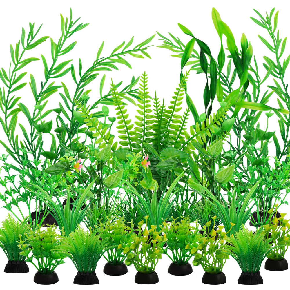 QUOZUO green-plants-25pcs-set adds vibrant aquatic decor with low-maintenance appeal.