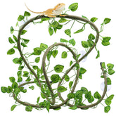 QUOZUO bendable 3m reptile vine with suction cups for climbing enrichment