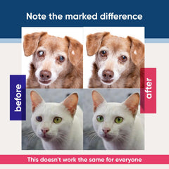 QUQU Natural EYEMYCIN dog eye-area care during routine use and comfort