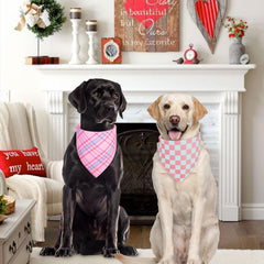 QUQULE dog bandana large size fits necks up to 18 inches for medium dogs