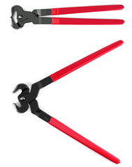 QWORK Hoof Nipper 14inch plastic grip handle provides comfortable control during trimming sessions.