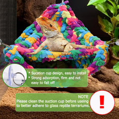 QWR Soft Reptile Hammock breathable hanging swing supports climbing and exploration