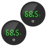 QZQ fish tank thermometer with LED display shows precise water temperature at a glance.