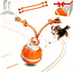 QZTRGDW interactive dog ball blue mode for fast chasing fun.