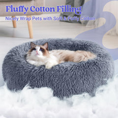 rabbitgoo cat bed non-slip base prevents sliding on smooth floors