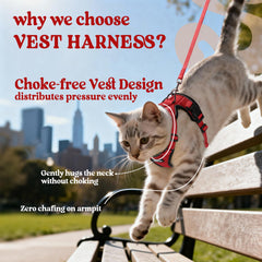 Rabbitgoo harness with reflective strips improves visibility day and night