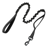 Rabbitgoo tactical bungee dog leash shows durable nylon build for long-term use.