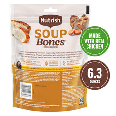 Rachael Ray Nutrish Soup Bones vegetables close-up—natural ingredients support tasty chewing.