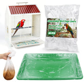 RAINFLOW disposable bird cage liner pack with 40 pieces for quick cleanup.