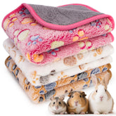 RAINFLOW guinea pig fleece blanket coffee color offers soft warmth for cozy rests.