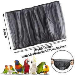 RAINFLOW nylon mesh seed catcher with breathable design helps mess reduction.