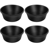 Rainmae rubber feeder pan packaging shows a four-pack set for versatile farm use