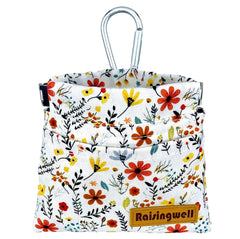 Raisingwell dog treat pouch pocket-fit design enables hands-free walking and quick rewards.