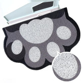 Rarenut cute cat litter mat 24x16 captures litter with a mesh design.