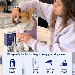 RarePet Canivet dual mode function demonstrates water and dry cleaning options