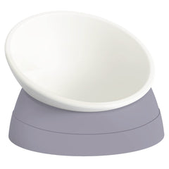 Ravitat elevated cat food bowl tilt-adjustable shows adjustable angle for comfortable meals