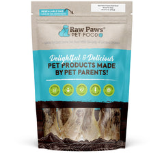 Raw Paws freeze dried duck necks 5oz packshot showing single ingredient dog chew