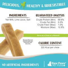 Raw Paws Himalayan yak chews calm-treat image for anxious moments