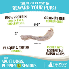 Raw Paws Made in USA label on packaging