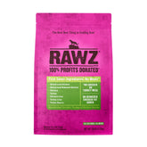 Rawz dehydrated chicken-turkey recipe batch shows protein-rich bites for active cats.