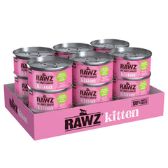 RAWZ kitten pate emphasizing high moisture for hydration.