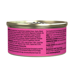 RAWZ Pate Real Meat First Ingredient emphasizes protein-rich cat nutrition.