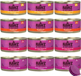 RAWZ pate turkey-salmon can showing high moisture for hydration.