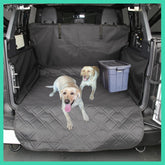 RAZOVEYI Dogs Cargo Liner with side flaps protects your Bronco interior from hair and dirt.