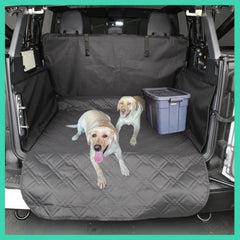 RAZOVEYI Dogs Cargo Liner with side flaps protects your Bronco interior from hair and dirt.
