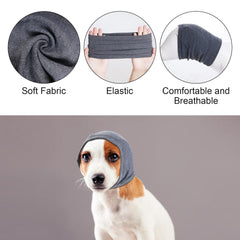Rbenxia Quiet Ears worn by a dog illustrating ear protection.