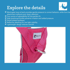 RC Pets Tempo No Pull Harness small side-adjustments highlight customizable fit for comfort.