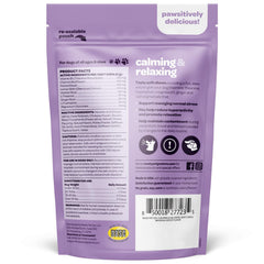 Ready Pet Go dog calming chews packaging showcasing NASC-certified, US-made relaxation support