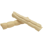 Redbarn beef cheek rolls coated with chicken-carrot glaze for dogs, flavorful training treat