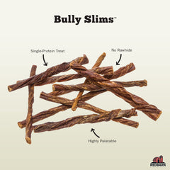 Redbarn Bully Slims texture puff close-up—gentle, light chew suitable for teething dogs.