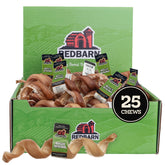 Redbarn Bully Springs pack 25 dog chews for satisfying chewing instincts