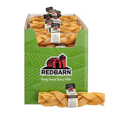 Redbarn Collagen Braid small pack packaging demonstrates a long-lasting dental chew for dogs