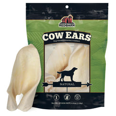 Redbarn Premium Cow Ears 9-count pack, ideal for daily rewards and training.