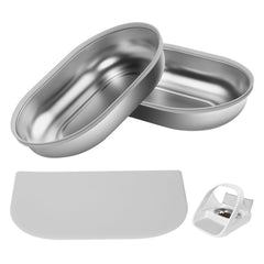 Redoso stainless-steel bowl with sealing ring for fresher pet meals and reduced odors.