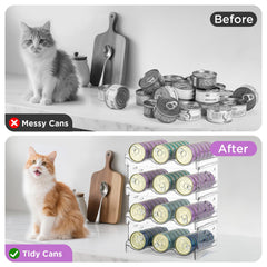 REFLYING anti-spill raised edges keep cans secure during handling and transfer